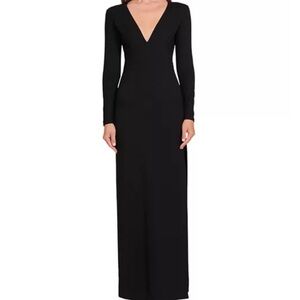 Staud Ink V Neck Dress